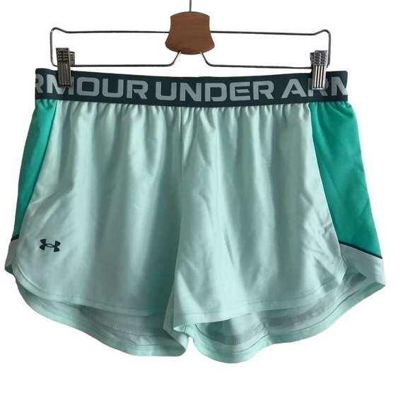 Under Armour Athletic Shorts Loose Green Large - Picture 1 of 8